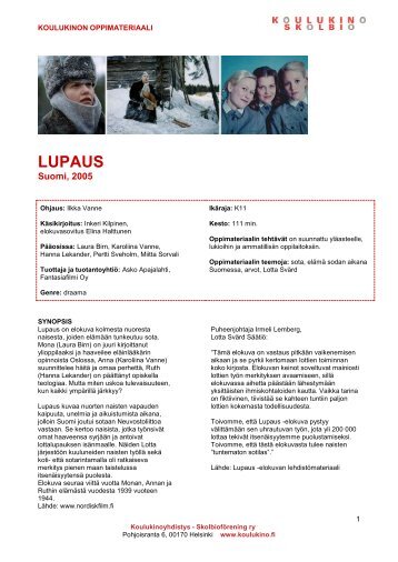 Lataa PDF-muotoinen materiaali tÃ¤stÃ¤ - Koulukino