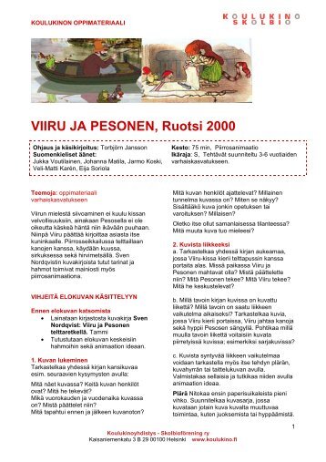 viiru ja pesonen - Koulukino
