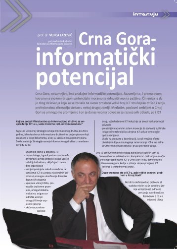 Crna Gora- - Ministarstvo za informaciono druÅ¡tvo i telekomunikacije