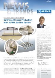 Optimised Cheese Production with ALPMA Bassine ... - at ALPMA