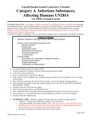 Category A Infectious Substances, Affecting Humans UN2814