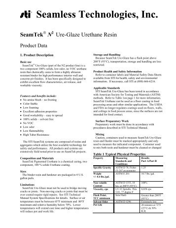 SeamTekâ¢ Ure-Glaze NR - Life Science Products, Inc.