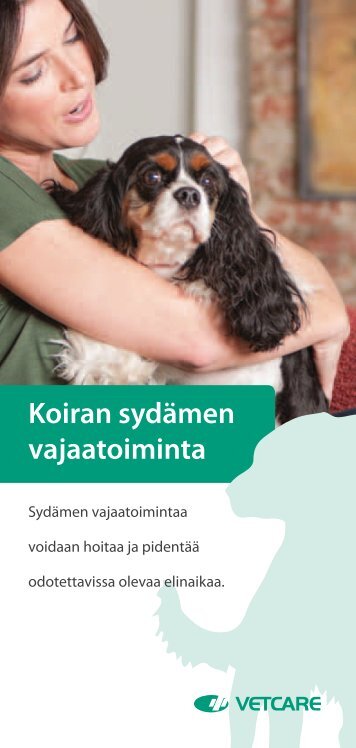 Koiran sydämen vajaatoiminta -esite pdf - Vetcare