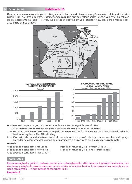 O ANGLO RESOLVE O EXAME NACIONAL DO ENSINO MÉDIO