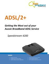 Speedstream 4200 - Aussie Broadband