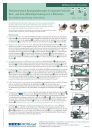 Kurzbedienungsanleitung MOTOmed letto2 Beine/Arme (PDF)