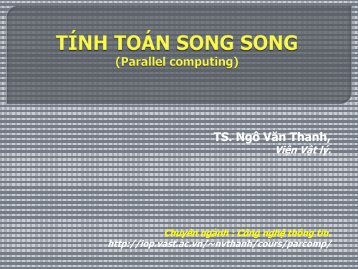 TS. NgÃ´ VÄn Thanh, - Viá»n Váº­t lÃ½