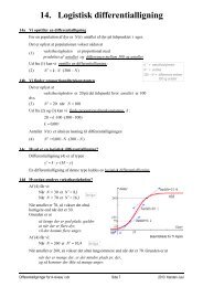 Bogstavregning - Matematik i gymnasiet og hf