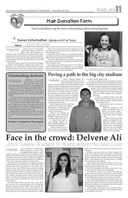 Issue 4: November 28, 2 - Lake Stevens School District #4
