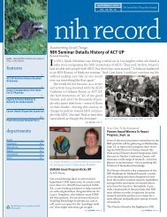 printer friendly version - The NIH Record - National Institutes of Health