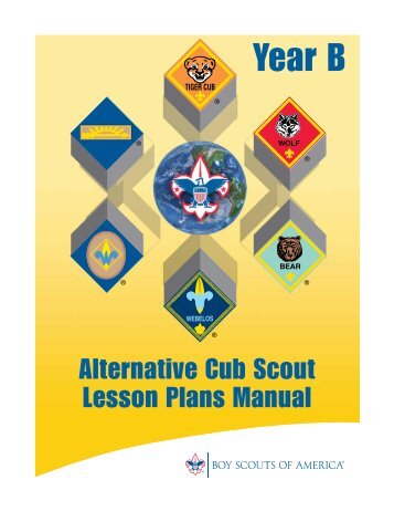 Year B - Cub Scout Lesson Plans - Northern Lights Council