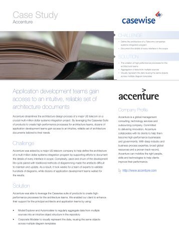 Accenture Case Study - Casewise