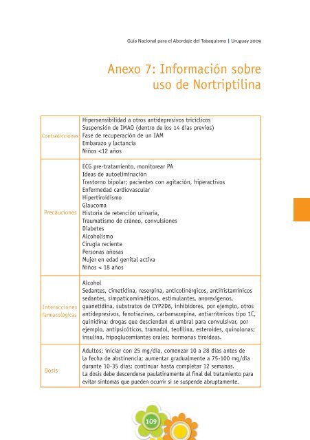 GuÃ­a Nacional para el Abordaje del Tabaquismo - Treatobacco.net