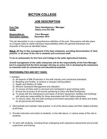 music manager job description