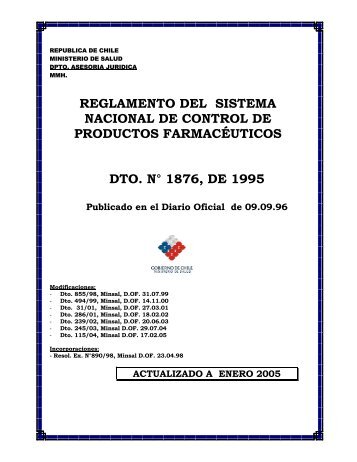 REGLAMENTO DEL SISTEMA NACIONAL DE CONTROL DE ...