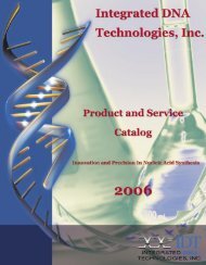 Fluorophores - Integrated DNA Technologies