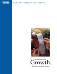 UWGAnnualReport01 - Unified Grocers