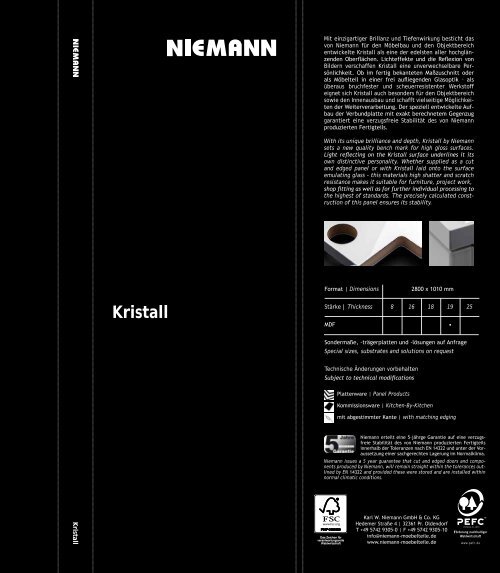 Kristall - Karl W. Niemann GmbH & Co. KG