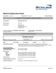 Michem Cleaner 1188 MSDS - LexJet