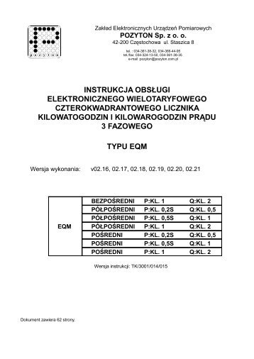 EQM - POZYTON