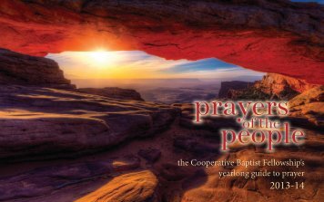 prayers people - Cooperative Baptist Fellowship