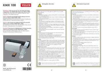 bedieningssysteem KMX 100 - Velux