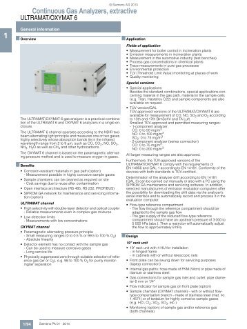 Siemens Ultramat / Oxymat 6