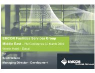 EMCOR Facilities Services Group Middle East - ITP.net