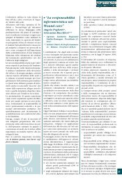 La responsabilità infermieristica nel Wound care - Collegio IPASVI ...