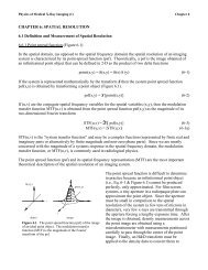 CHAPTER 6: SPATIAL RESOLUTION 6.1 Definition and ...