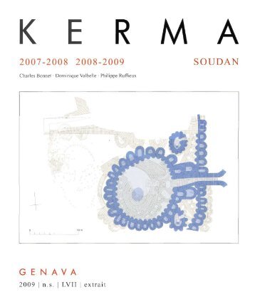 2007-2008 2008-2009 SOUDAN - Kerma