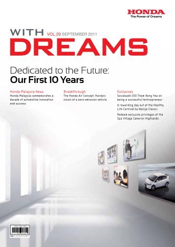 Dedicated to the Future: Our First 10 Years - Honda Malaysia