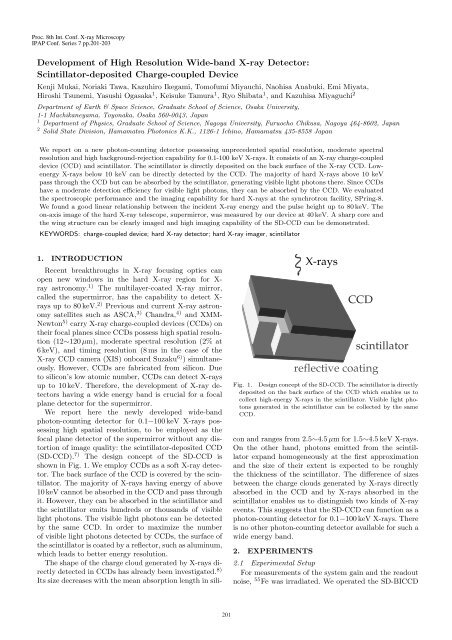 Development of High Resolution Wide-Band X-Ray Detector