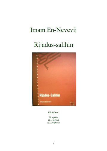 Imam En-Nevevij Rijadus-salihin - Way to Allah