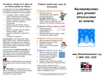 Recomendaciones para prevenir intoxicaciones en invierno