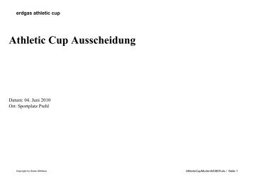 erdgas athletic cup - Acmurten.ch