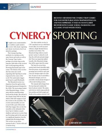 cynergy sporting - Clay Shooting USA