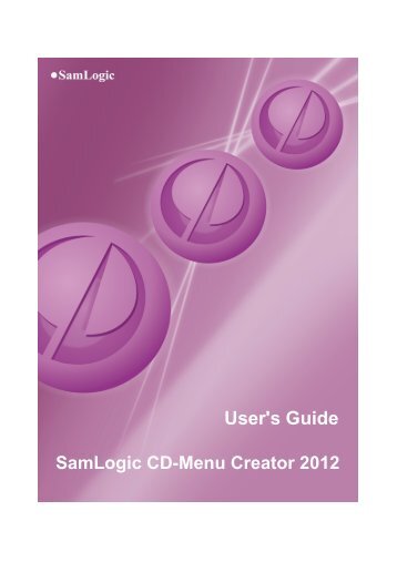 SamLogic CD-Menu Creator 2012 - Help