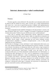 S Niger Internet e valori cost..pdf - Facolta' di Scienze Politiche