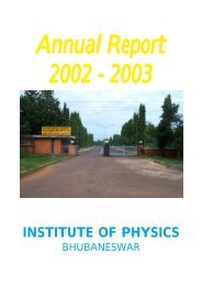 Annual Report 2002 - 2003 - Institute of Physics