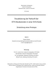 Visualisierung der Herkunft der  ETH-Studierenden in einer SVG-Karte