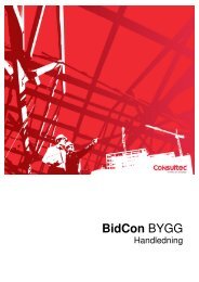 BidCon BYGG - Consultec