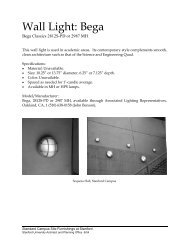 Wall Light: Bega - Stanford University