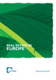 Europe brochure (369KB) - DLA Piper REALWORLD