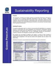 Sustainability Reporting - International Zinc Association