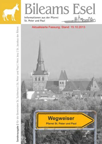 aktualisierte Online-Ausgabe - Gemeinde St. Jacobus