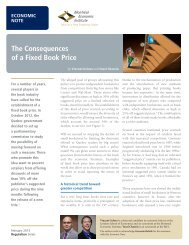 The Consequences of a Fixed Book Price - IEDM