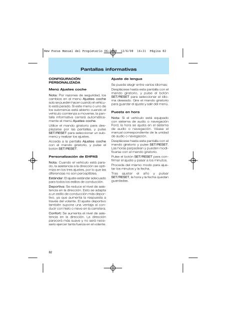 New Focus Manual del Propietario 06-2008 - Pettiti