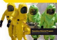 Hazardous Material Program - PT Hydraulics