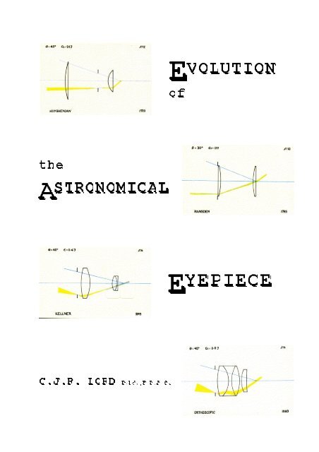 Evolution of the Astronomical Eyepiece - Brayebrook Observatory